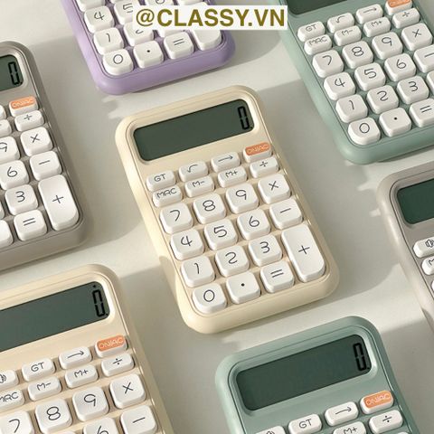  [GIAO HÀNG 7-25 NGÀY] Classy Máy tính văn phòng kế toán tài chính Màn Hình 12 Chữ Số Đa Năng Chất Lượng Cao PK1859 