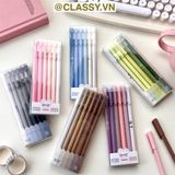  [GIAO HÀNG 7-25 NGÀY]  20 HỘP - Mỗi hộp 6 bút gel nắp đậy 0,5mm nhiều tông màu Pastel thanh lịch nữ tính dài 16.5 CM Classy  PK1862 