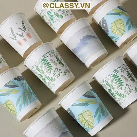  [GIAO HÀNG 7-25 NGÀY]  Combo 1000 Cốc Giấy Kraft 250ML PK1868 - Lựa Chọn Thân Thiện Môi Trường Cho Văn Phòng và Sinh Viên 