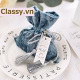  Túi nhung dây rút xinh xắn dùng đựng quà tặng màu sắc hoàng gia sang trọng T285 