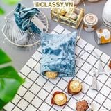  Túi nhung dây rút xinh xắn dùng đựng quà tặng màu sắc hoàng gia sang trọng T285 