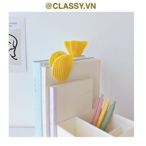  PK936 Kẹp giữ mép túi đồ ăn, túi ăn dở họa tiết minh họa BimBIm snack khoai tây LAYS, tinh nghịch hài hước hot tiktok 
