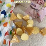  PK936 Kẹp giữ mép túi đồ ăn, túi ăn dở họa tiết minh họa BimBIm snack khoai tây LAYS, tinh nghịch hài hước hot tiktok 