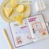  PK936 Kẹp giữ mép túi đồ ăn, túi ăn dở họa tiết minh họa BimBIm snack khoai tây LAYS, tinh nghịch hài hước hot tiktok 