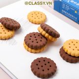  Gôm tẩy hình bánh quy đựng trong mô hình hộp bánh đáng yêu PK1146 