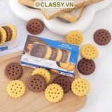  Gôm tẩy hình bánh quy đựng trong mô hình hộp bánh đáng yêu PK1146 