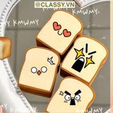  Gôm tẩy hình bánh mì sandwich giúp tẩy sạch vết bút chì, không gây rách giấy PK1204 