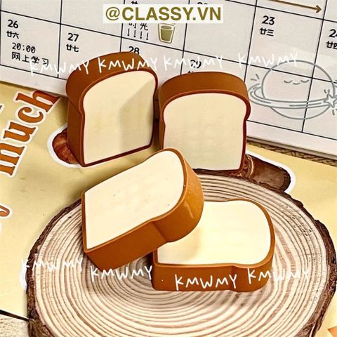  Gôm tẩy hình bánh mì sandwich giúp tẩy sạch vết bút chì, không gây rách giấy PK1204 