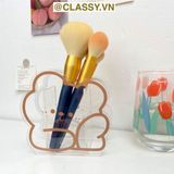  Classy Hộp đựng bút, đựng cọ trong suốt họa tiết ngẫu nhiên độc đáo PK1493 