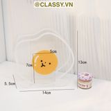  Classy Hộp đựng bút, đựng cọ trong suốt họa tiết ngẫu nhiên độc đáo PK1493 