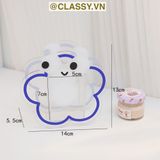  Classy Hộp đựng bút, đựng cọ trong suốt họa tiết ngẫu nhiên độc đáo PK1493 