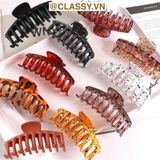  Classy Kẹp càng cua, kẹp tóc cỡ lớn, màu cẩm thạch PK1612 