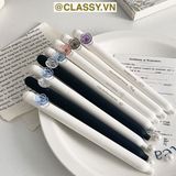  [GIAO HÀNG 7-25 NGÀY] Combo 40 bút gel bấm khô nhanh cổ điển hoa hồng roses 0,5mm nhiều tông màu Pastel thanh lịch nữ tính dài PK1863 