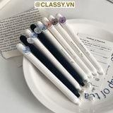  [GIAO HÀNG 7-25 NGÀY] Combo 40 bút gel bấm khô nhanh cổ điển hoa hồng roses 0,5mm nhiều tông màu Pastel thanh lịch nữ tính dài PK1863 
