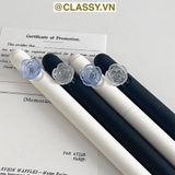  [GIAO HÀNG 7-25 NGÀY] Combo 40 bút gel bấm khô nhanh cổ điển hoa hồng roses 0,5mm nhiều tông màu Pastel thanh lịch nữ tính dài PK1863 