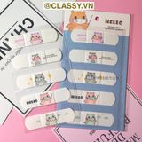  Set Băng Keo Cá Nhân  Classy Urgo Họa Tiết Dễ Thương PK485 (4 hoặc 5 chiếc như hình) 
