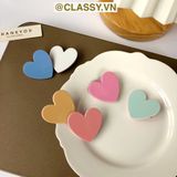  Kẹp tóc mái hình trái tim to bản dễ thương dành cho nữ, thích hợp làm quà tặng, dùng đi học đi chơi PK1101 