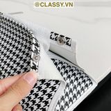  [GIAO HÀNG 7-25 NGÀY] Classy Hộp đựng khăn giấy màu trắng đen, họa tiết sang trọng PK1383 