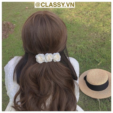  Kẹp tóc mái đính hoa bảng lớn nhiều màu phong cách hàn quốc PK1630 