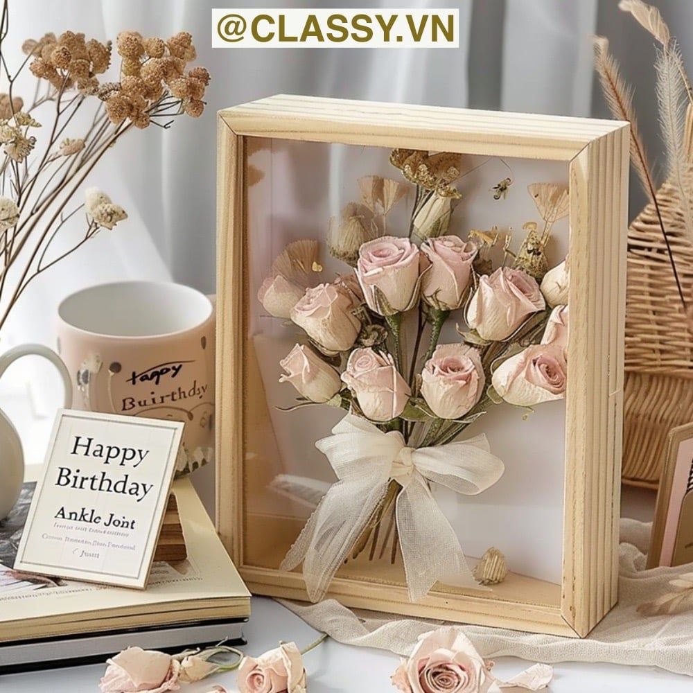  Khung Ảnh Sâu Lòng 2 MẶT TRONG SUỐT Trưng Bày Hoa Khô Hay Các Sản Phẩm Thủ Công nhiều kích thước PK1853 