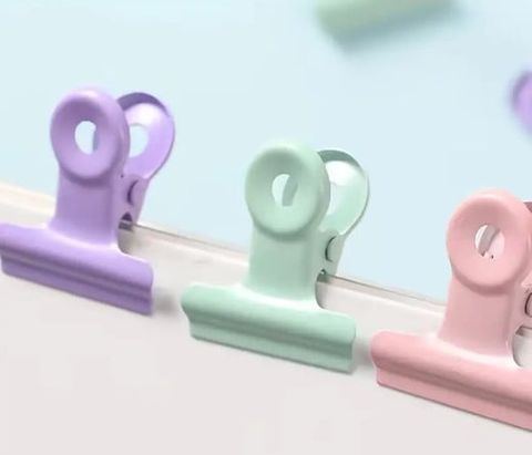  Kẹp giấy màu pastel, sử dụng kẹp dấu trang, kẹp giấy ,văn phòng phẩm sáng tạo tiện lợi PK1092 