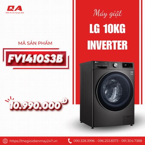 Máy giặt LG Inverter 10 kg FV1410S3B