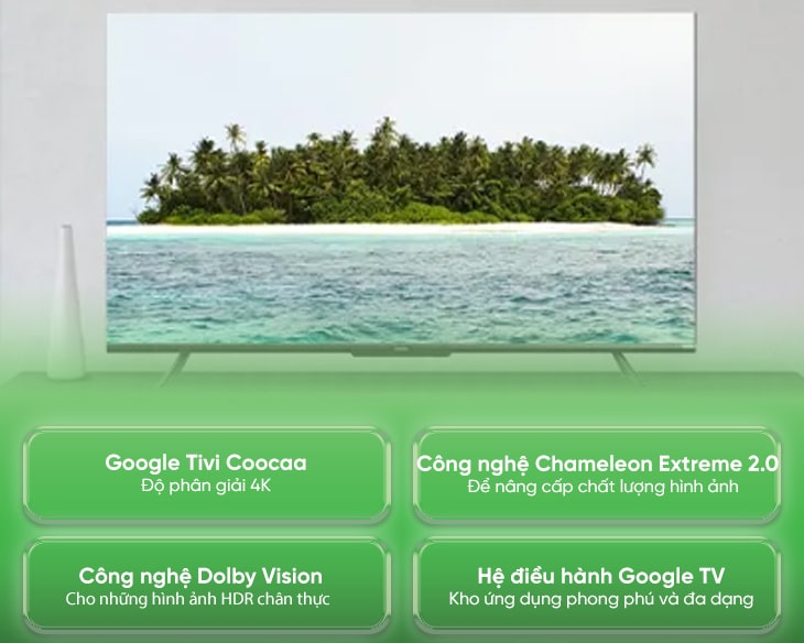 Google Tivi Coocaa 4K 85 Inch 85Y73