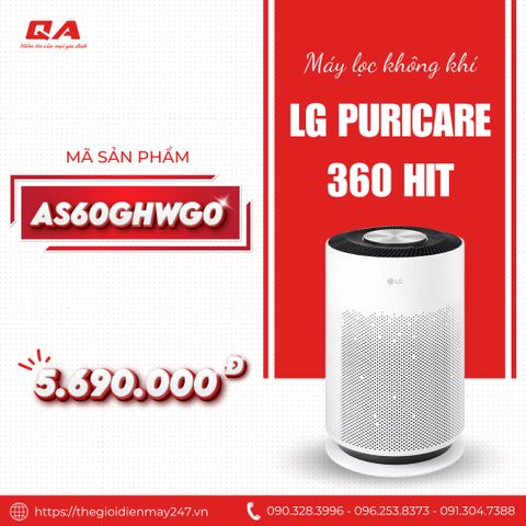 Máy lọc không khí LG PuriCare 360 Hit AS60GHWG0 41W