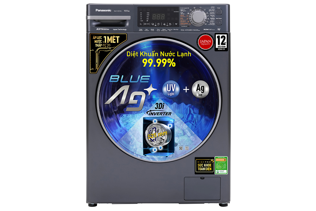 Máy giặt Panasonic Inverter 10.5 Kg NA-V105FX2BV ( V105FX2BV)