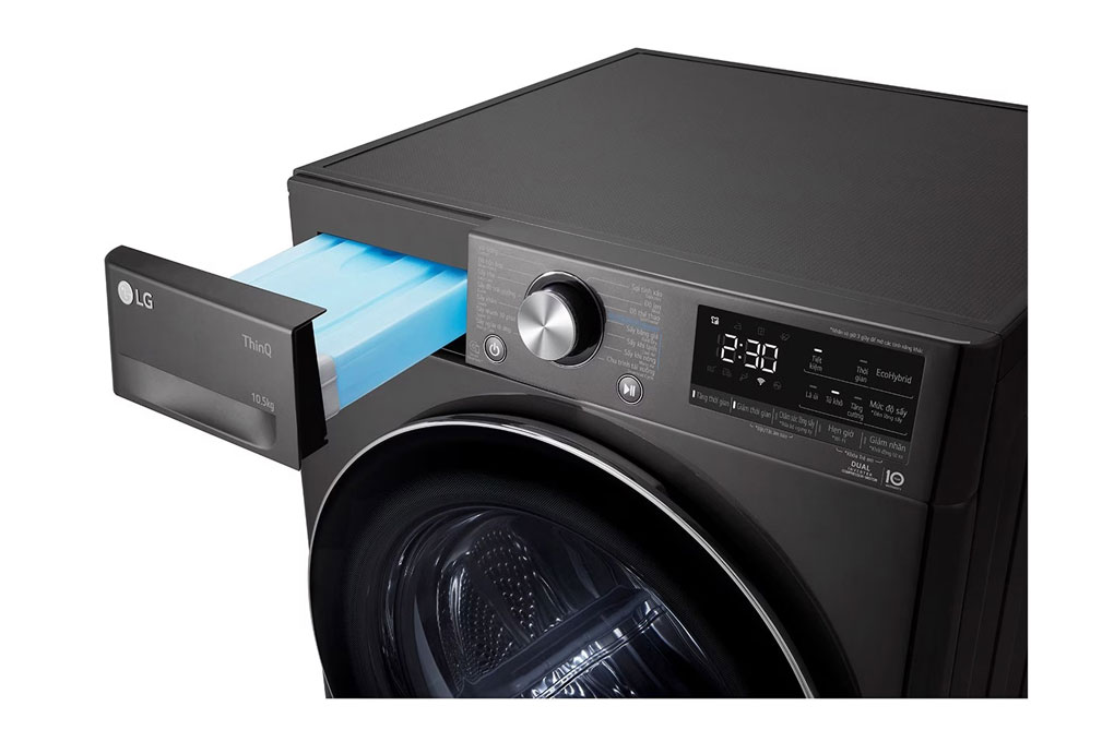 Máy sấy LG DUAL Inverter Heat Pump™ 10.5kg Lồng Ngang DVHP50B