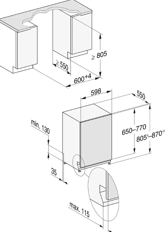 Máy rửa chén âm tường Miele G 7650 SCVi AutoDos