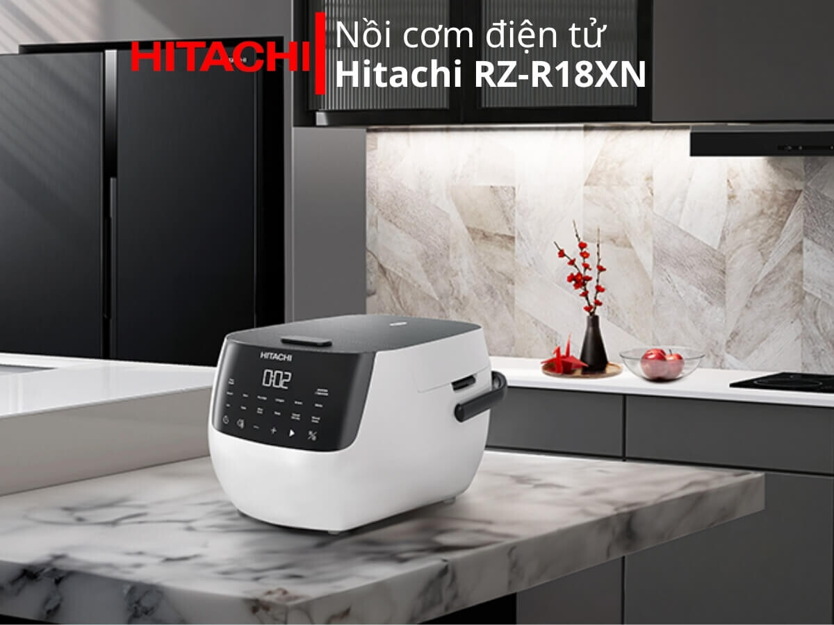 Nồi cơm điện tử 1,8L Hitachi RZ-R18XN( R18XN W)