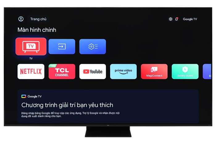Google TV TCL QD-Mini LED 4K 75 inch 75C755