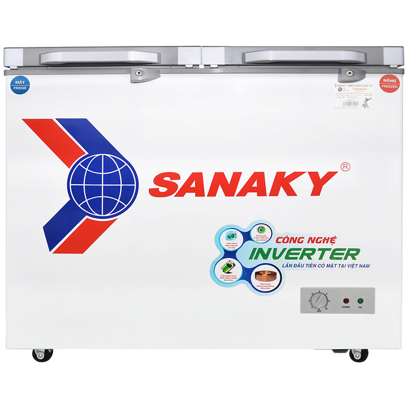 Tủ đông Sanaky inverter 365 lít VH5699W4K