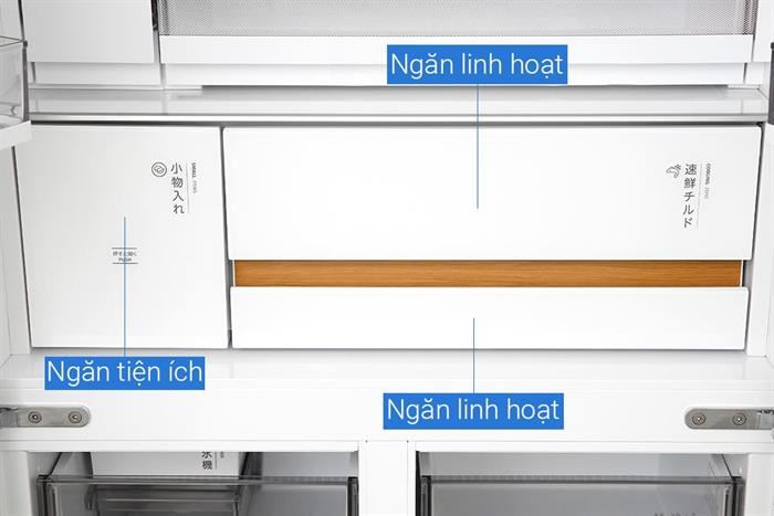 Tủ lạnh Toshiba Inverter 535 lít Japandi Multi Door GR-RF695WI-PGV(67) ( RF695WI)