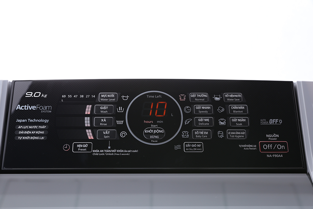 Máy giặt Panasonic 9 kg NA-F90A4GRV ( F90A4GRV)