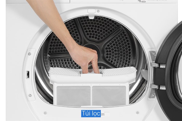 Máy sấy bơm nhiệt Bosch 9 kg WQG24570SG