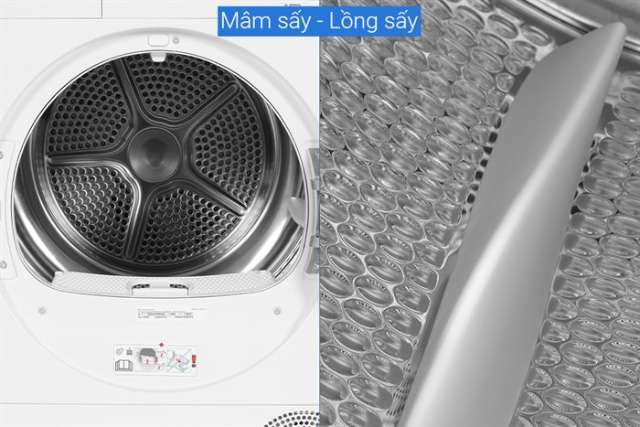 Máy sấy bơm nhiệt Bosch 9 kg WQG24570SG