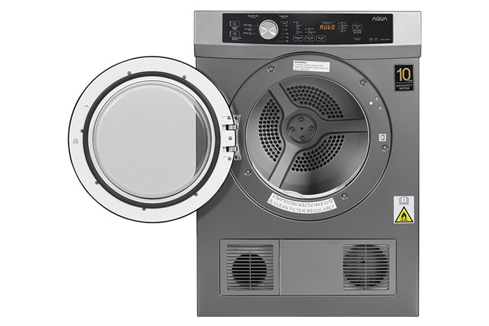 Máy sấy thông hơi Aqua 8 kg AQH-V800H SS ( V800H )