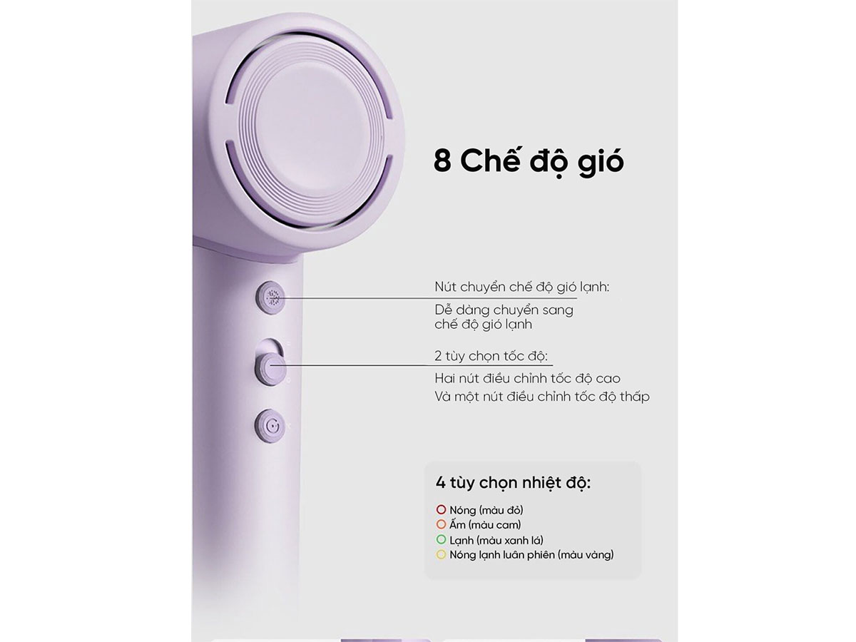 Máy sấy tóc Lumias HDL-1500V/HDL-1500P