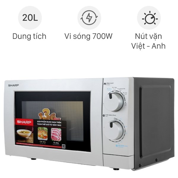 Lò vi sóng Sharp R-209VN-SK 20 lít ( 209VN)