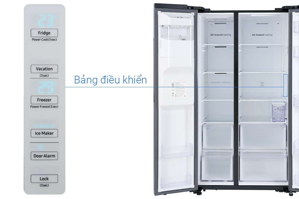Tủ lạnh Samsung Inverter 617 lít RS64R5301B4/SV