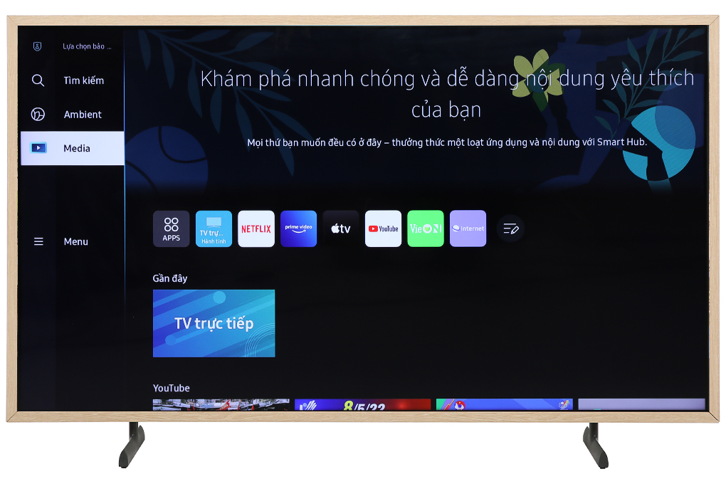 Smart Tivi Khung Tranh The Frame QLED Samsung 4K 50 inch 50LS03B (QA50LS03B)