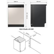 Máy Rửa Chén SAMSUNG Bespoke DW60CB750S24 Độc Lập 14 Bộ Chén