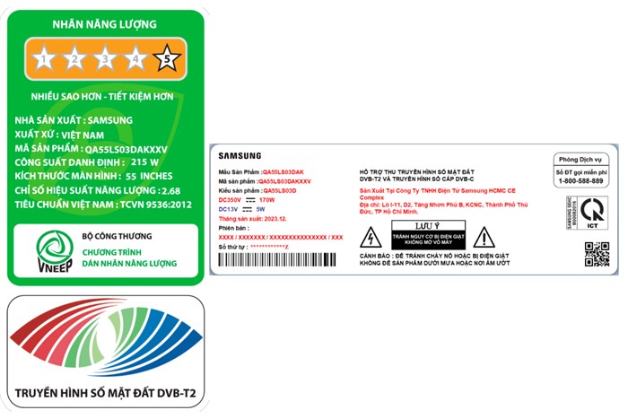 QLED Tivi Khung Tranh Samsung 4K 55 inch 55LS03D Lifestyle TV