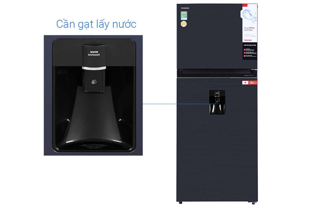 Tủ lạnh Toshiba Inverter 407 lít GR-RT535WE-PMV(06)-MG ( RT535WE)
