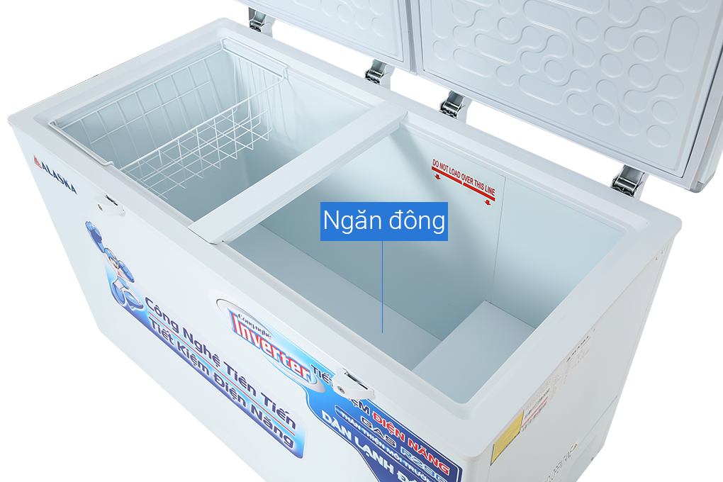 Tủ đông Alaska Inverter 419 lít HB-550CI