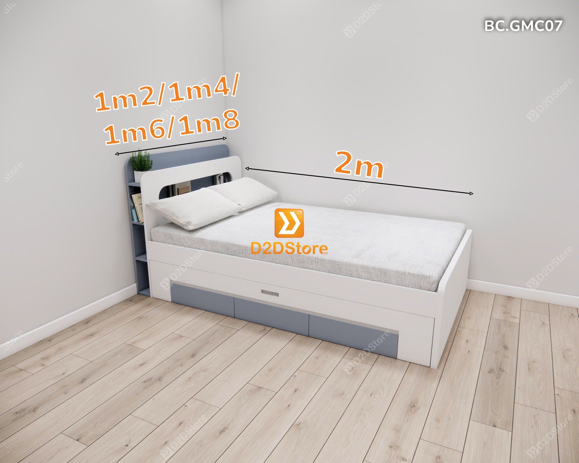  Giường mẹ bồng con thông minh nhiều kích thước mã BC.GMC07 