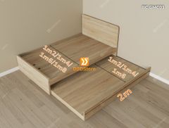 Giường kéo mẹ bồng con nhiều kích thước mã BC.GMC01