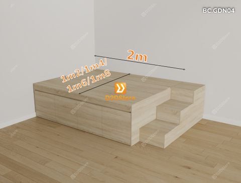 Giường thông minh kết hợp tủ kéo mã BC.GDN04